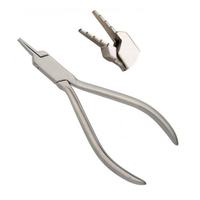 Instrumen Ortodontik Baja Tahan Karat Jerman Berkualitas Terbaik, Tang Pembengkok Kawat Empat Langkah, Nance Loop Manual 13cm, Pegangan Ergonomis