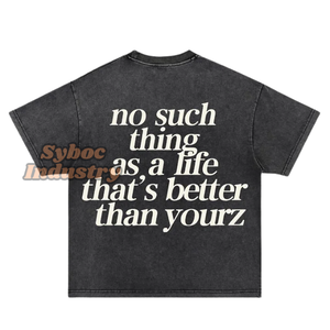 <b>Men's</b> Snowflake Washed T-<b>Shirt</b> 2025 Oversize Heavyweight 250 GSM Organic Cotton Washed T <b>Shirt</b> For Summer Use - Product Image 6