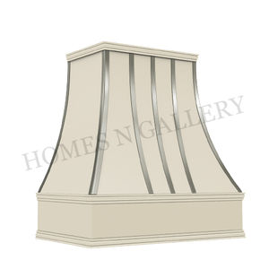 Cubierta de Campana Extractora de Cocina de Metal con Acabado Antiguo de Alta Calidad, Personalizable en Múltiples Colores, para Montar en la Pared - Product Image 3