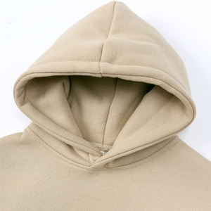 เสื้อกันหนาวมีฮู้ดสำหรับเด็ก,ชุดวอร์มผ้าฝ้ายขนแกะแบบสวมศีรษะสำหรับเด็กขนาดใหญ่สำหรับผู้ใหญ่ - Product Image 3