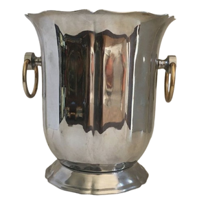 Cubo de hielo redondo de acero inoxidable con mango lateral, recién llegado, barra de aspecto, champán, cerveza, cubo de hielo de exportadores indios - Product Image 5