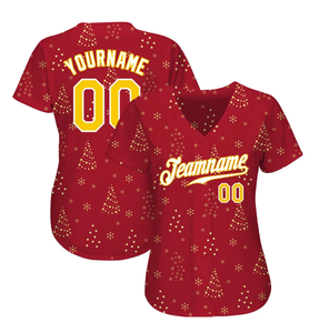 เสื้อเบสบอลโพลีเอสเตอร์ระบายอากาศแบบเย็บติดลายพิมพ์ด้วยความร้อน ออกแบบเองได้ตามสั่ง คุณภาพระดับ OEM - Product Image 1
