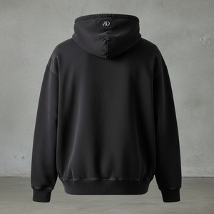เสื้อฮู้ดดี้สตรีทแวร์พิมพ์ลายดิจิทัลสำหรับผู้ชาย ทรงปกติ ผ้าฝ้ายฟลีซ 100% ระบายอากาศได้ดี เหมาะสำหรับฤดูหนาว สไตล์วินเทจ ล้างสีแบบแอซิดวอช หนานุ่มพิเศษ - Product Image 2