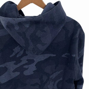 เสื้อฮู้ดซิปผ้าฟลีซลายพรางสีน้ำเงินสำหรับฤดูหนาว ขายดี ผ้าฝ้าย 100% ระบายอากาศได้ดี ซิปยาวเต็มตัว สำหรับผู้ชาย น้ำหนัก 380 กรัม - Product Image 5