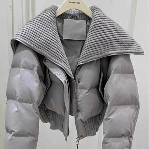 Chaqueta acolchada personalizada al por mayor, chaqueta transpirable de invierno a la moda, fabricante impermeable, chaqueta con cremallera para mujer OEM - Product Image 2