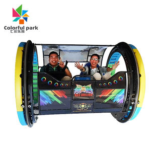 360 degrés heureux prix de roulement 360 degrés musique rotative simulateur de voiture à jetons Machine de jeu de course Leba voiture - Product Image 5