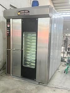 L32M Vietnam Nueva condición Producto caliente 2025 Panadería 380V 1 año de garantía Motor de HORNO ROTATIVO de 32 bandejas - Product Image 4