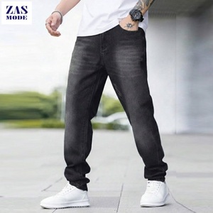Factory Direct Sales Men's New Slim Straight <b>Tube</b> Casual Jeans Durable High Street Style for Autumn Spring Summer Hot Sales - Product Image 1