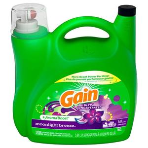 Detergente Líquido para Ropa Gain Ultra Oxi, 154 oz (4.55 L), Aroma Waterfall Delight, Compatible con HE – Suministro al por Mayor - Product Image 2