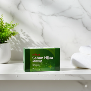 Cuidado antiséptico suave con jabón Holly Green para iluminar - Product Image 1
