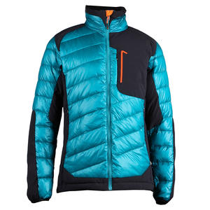 Veste Hybride Homme Personnalisable de Haute Qualité Vêtement d'Extérieur Casual Col Debout Fermeture Éclair Imperméable Veste Matelassée - Product Image 4