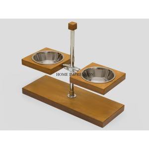Cuenco de comida para perros de lujo de acero inoxidable pulido estándar, calidad superior, hecho a mano, respetuoso con el medio ambiente, precio bajo - Product Image 4