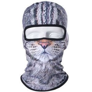 Balaclava unisexe couvrant tout le visage, masque de sport d'extérieur, imprimé camouflage foncé, respirant, imperméable, polyester, adulte, 56-58 cm - Product Image 4