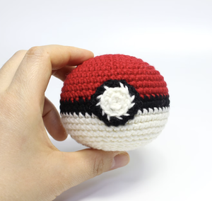 2024 Vente Chaude Rouge <span class=keywords><strong>Pokeball</strong></span> Amigurumi Crochet Jouet 100% À La Main Crochet Halloween <span class=keywords><strong>Pokeball</strong></span> - Product Image 5