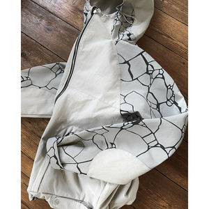 New Fashion <b>Canvas</b> Quilted Waterproof Outdoor <b>Jacket</b> for <b>Men</b> Windbreak Stand Collar & Front Logo - Product Image 6