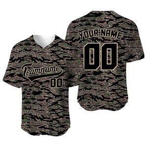 Mode pour hommes, vente en gros, maillot de baseball à manches courtes, vêtements de sport par sublimation personnalisés, maillot vierge imprimé bon marché - Product Image 3