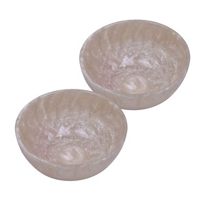 Luxury Polished Wooden Resin Bowl with Agate Inlay Design Eco-Friendly Classic Style for Business <b>Gifts</b> - Product Image 2