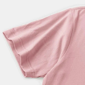 Última camiseta de moda para hombre con ribete en contraste Logotipo impreso personalizado 100% Ropa de calle de algodón Nuevo diseño - Product Image 4