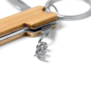 Apribottiglie Personalizzato Quaz con Portachiavi e Moschettone Promozionale - Product Image 2