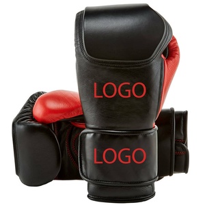 Guantes de Boxeo de Piel Auténtica Transpirables de Alta Calidad para Hombre, Diseño Personalizado, Profesionales, para Entrenamiento de MMA, Kick Boxing, Combate y Competición - Product Image 1