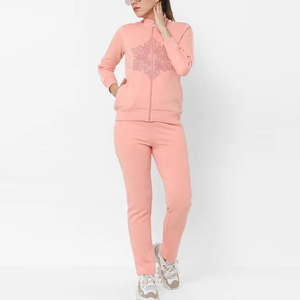 Ropa deportiva de alta calidad, chándal de moda para mujer, ropa deportiva para correr, chándales ligeros con cremallera para mujer, personalizados - Product Image 2