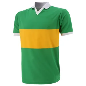 カスタムレトロサッカーシャツ高品質卸売格安価格最新デザインレトロサッカージャージー