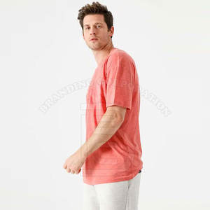 Camisetas extragrandes de algodón 100% de la mejor calidad para hombre, estampado personalizado de talla grande, patrón sólido, venta al por mayor de proveedor de Pakistán - Product Image 6