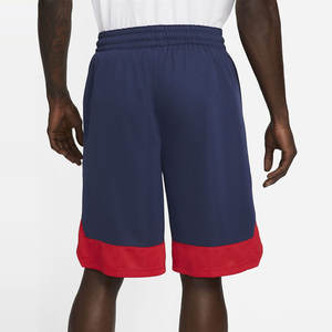 Short de basket-ball fait matériel de polyester fait sur commande/shorts de basket-ball de fermeture de cordon conception supérieure - Product Image 2