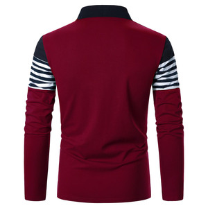 Polos d'été à manches longues de haute qualité pour hommes Designer Broderie Imprimé Sublimation Designs Polos écologiques - Product Image 5