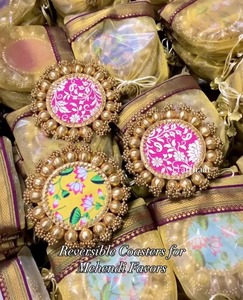 Handmade Rangoli Decorative Platter Festival Pooja Thali Centerpiece Temple Home Diwali Bihu Decorations Housewarming Gifts - Product Image 5