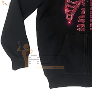 New Arrival Outdoor Wear Casual <b>Rhinestone</b> <b>Hoodies</b> Quick Dry Men Plain Color Men <b>Rhinestone</b> <b>Hoodies</b> - Product Image 6