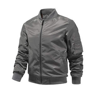 Blouson aviateur homme vêtements d'extérieur personnalisés vêtements de rue décontractés vestes homme et manteaux coupe-vent - Product Image 2