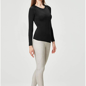 OEM ODM Wear Jogging Wear Running Wear High Quality Long Sleeve <b>Thermal</b> Base Layer <b>Women</b> Compression Shirt - Product Image 3