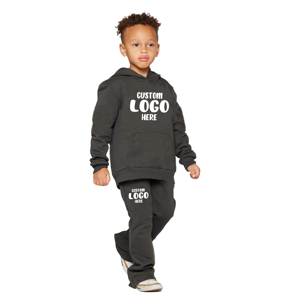 Ensembles de survêtements de jogging évasés imprimés personnalisables pour bébés garçons ensemble de survêtements d'hiver à empiler en 50 couleurs différentes - Product Image 1