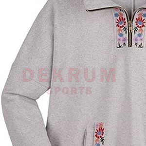 Sudaderas con Bordado para Mujer Hechas en Pakistán, Ropa de Moda de Invierno, Talla Grande, Color y Logotipo Personalizados, Nuevo Diseño - Product Image 2