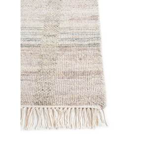 พรมขนสัตว์อัฟกันถักมือลายไอวอรี่สไตล์โบโฮ รูปทรงสี่เหลี่ยมผืนผ้า ลายแบบนามธรรม สำหรับตกแต่งบ้าน ห้องนั่งเล่น หรือทางเดิน-Lsea-1360 - Product Image 4