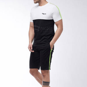 Nueva moda para hombre, conjuntos de pantalones cortos para correr, ropa deportiva transpirable con logotipo personalizado, gran oferta, talla XL para el verano - Product Image 3