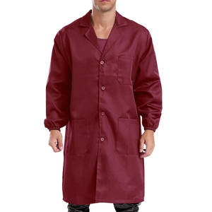 เสื้อโค้ทห้องแล็บทางการแพทย์เสื้อโค้ทการทำงานในห้องปฏิบัติการทางการแพทย์แบบล่าสุดระบายอากาศได้ใส่สบาย - Product Image 1