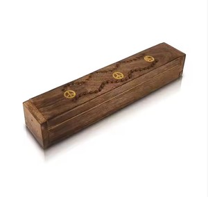 CuộN qua hình ảnh để phóng to trong gỗ hương Burner hộp tam giác hương Burner kim tự tháp hình dạng gỗ bahoor Burner - Product Image 5