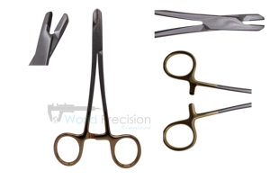 Porte-aiguille manuel en carbure de tungstène, torsadeur de fil, instrument chirurgical dentaire, prise en main de précision, certifié CE - Product Image 6