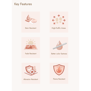 Aprezo Hand Knotted Acrylic <b>Rug</b> Beige & Brown Geometric & Abstract <b>Boho</b> Pattern for Home & Hallway Rectangle-Model Aiar-3015 - Product Image 6