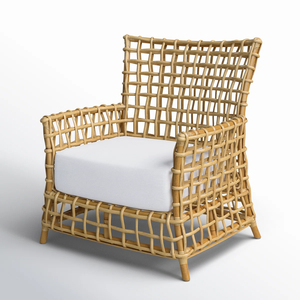 Square wicker <b>chair</b> Home decoration Natural materials Eco-friendly <b>dining</b> <b>chair</b> Made in Vietnam Durable Wholesale - Product Image 2