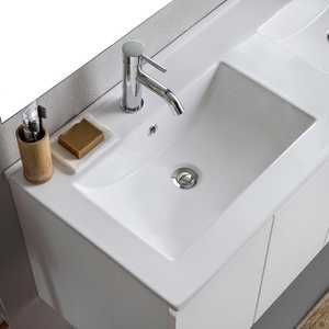 Bali 120cm White <b>Wall</b>-Hung Bathroom Cabinet with Doors and 120x110cm <b>Mirror</b> Bathroom <b>Sets</b> - Product Image 6