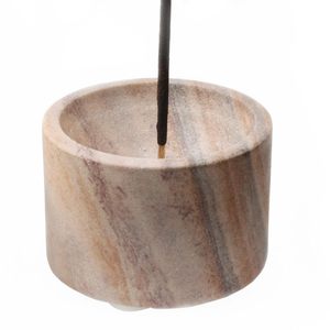 Brûleur d'encens en pierre naturelle fait à la main en gros pour la maison hôtel arôme parfum marbre Palo Santo titulaire - Product Image 1