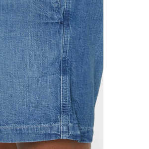 Shorts baggy en denim à longueur de genou pour hommes élégants 100% polyester motif solide Logo personnalisé dernière conception Style décontracté - Product Image 4