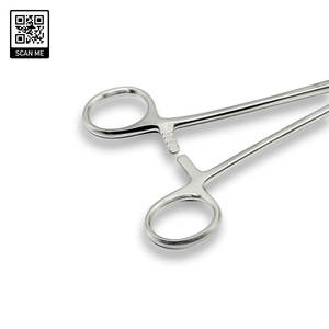Pinzas de Esponja Foerster de Alta Calidad, Acero Inoxidable, 25 cm, Rectas, con Mordazas Dentadas, Autoclavables, Duraderas, Juego de Instrumentos Quirúrgicos con Certificación CE - Product Image 4