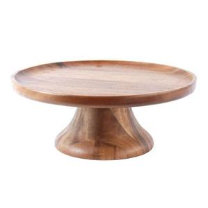 Cake Standin Color marrón Levated Bases para Catering Postre Cason Soporte de pastel de madera con acabado natural - Product Image 2