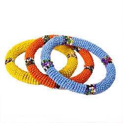 Bracelet de broderie perlée artisanal fantaisie multicolore beauté correspond à toutes les tenues pour toutes les occasions classique - Product Image 5