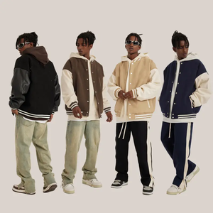 Chaqueta Universitaria Vintage de Lona Personalizada Unisex para Estudiantes, Fanáticos del Deporte y Uso Casual con Logotipo Frontal - Suministro al por Mayor - Product Image 6