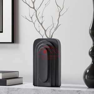 Florero de decoración para el hogar con acabado negro, superventas, diseño Lataest, decoración de mesa, florero Flover para decoración de mesa de centro - Product Image 5